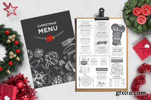 GraphicRiver - Christmas Menu Restaurant 13540684