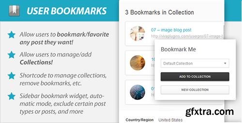 CodeCanyon - WordPress User Bookmarks for UserPro v3.7 - 6455170