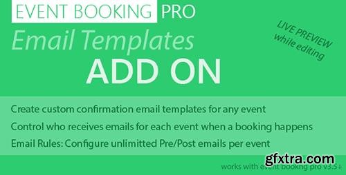 CodeCanyon - Event Booking Pro: Email Templates Addon v2.1 - 15354688