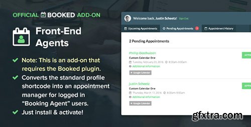 CodeCanyon - Booked Front-End Agents (Add-On) v1.1.13 - 13556645