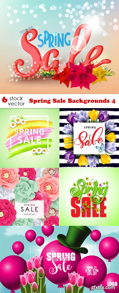Vectors - Spring Sale Backgrounds 4
