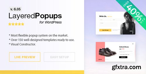 CodeCanyon - Popup Plugin for WordPress - Layered Popups v6.05 - 5978263
