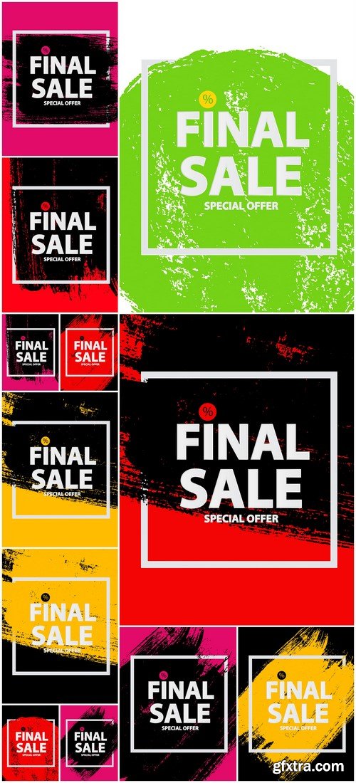 Abstract Designs Final Sale Banner #2 10X EPS