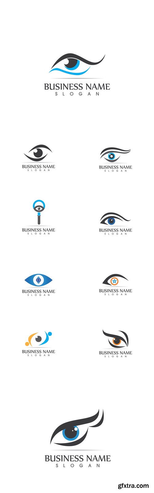 Vector Set - Eye Logos