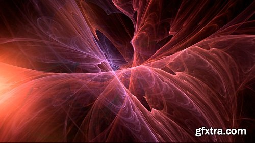Abstract red plasma background
