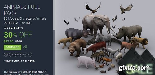 Unity Asset – ANIMALS FULL PACK 1.14