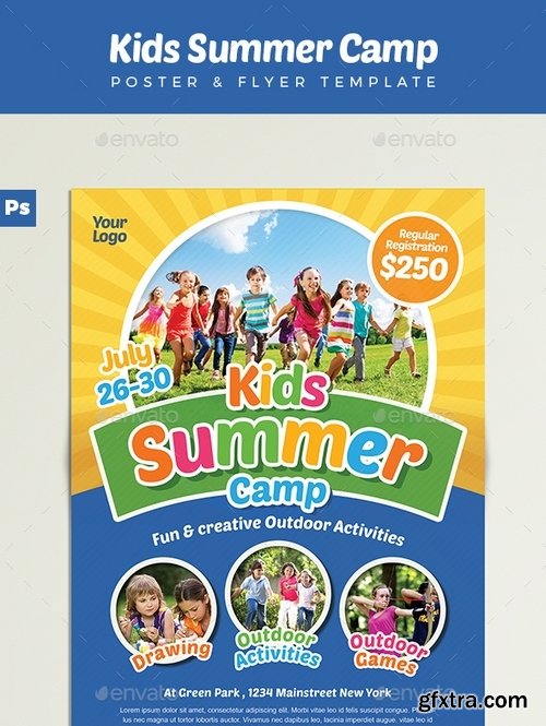 GraphicRiver - Kids Summer Camp 16637715