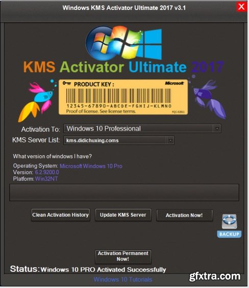 Windows KMS Activator Ultimate 2017 v3.4 Portable