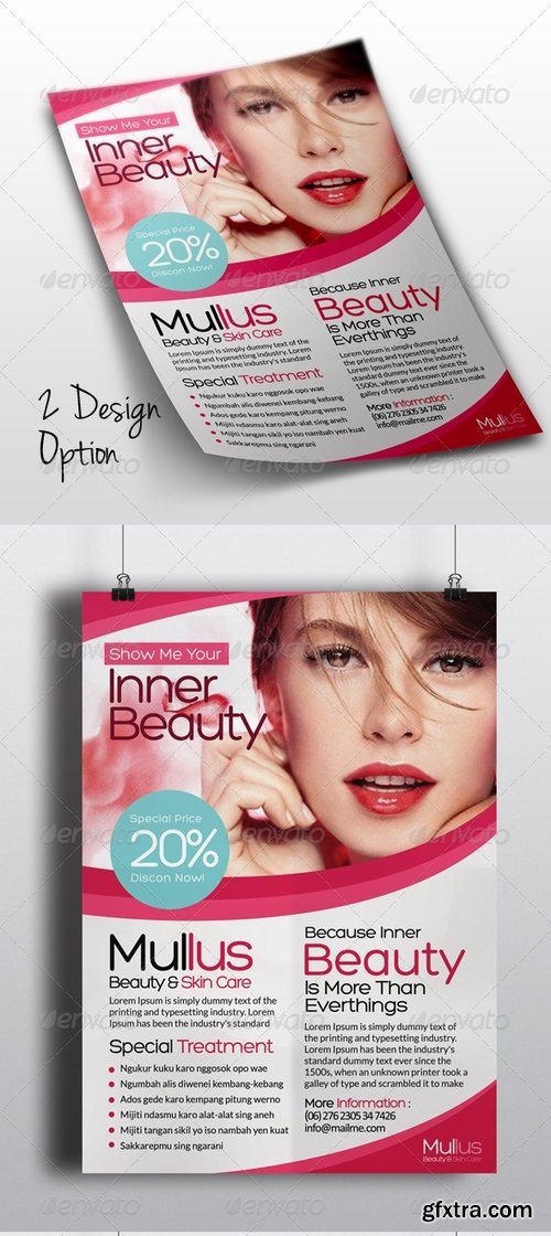 GraphicRiver - Beauty Care Flyer 7400173