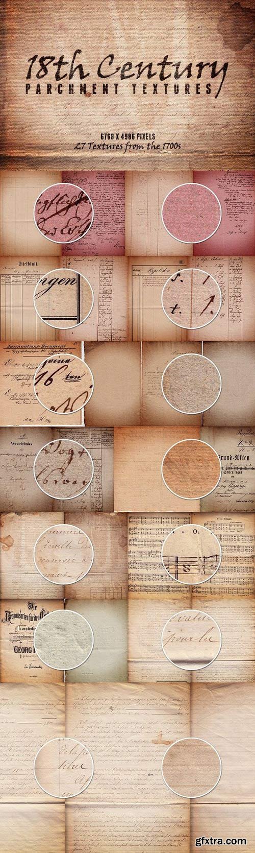CM - 18th Century Parchment Textures 1 90741