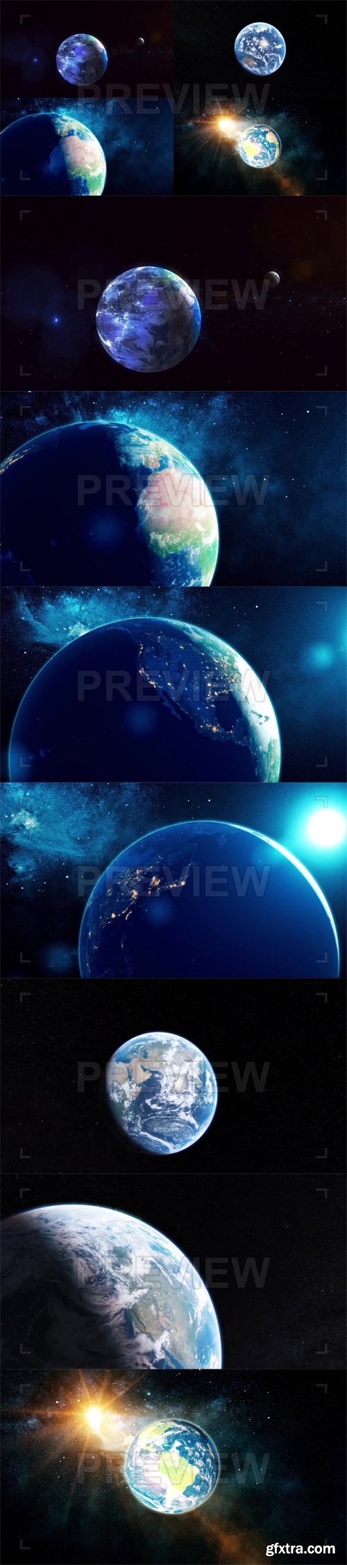 4 Earth Backgrounds