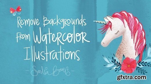 Remove Backgrounds from Watercolor Illustrations