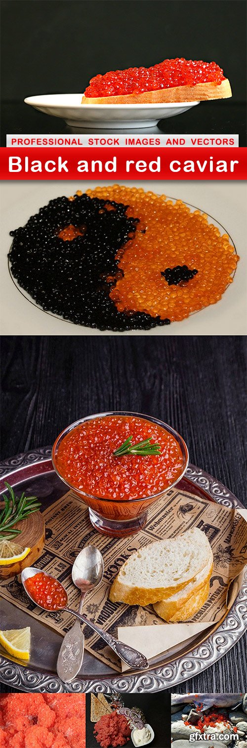 Black and red caviar - 6 UHQ JPEG
