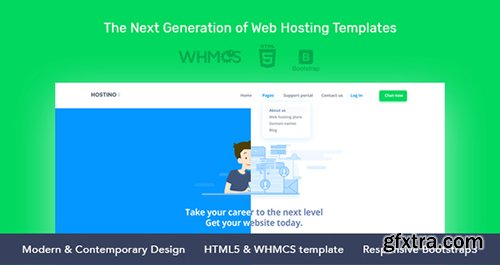 ThemeForest - Hostino v1.0 - WHMCS Web Hosting Template - 19596521
