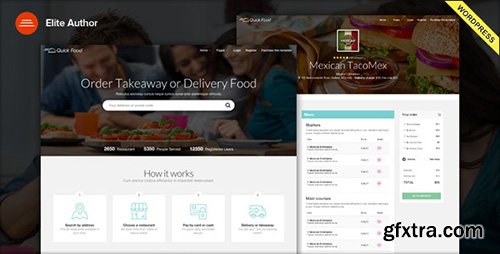 ThemeForest - QuickFood v1.2.1 - Delivery or Takeaway Food WordPress Theme - 16729757