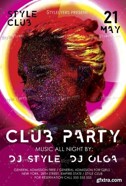 Club Party Flyer Psd Template 15