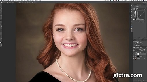 Simple Photoshop Techniques to Retouch a Studio Portrait
