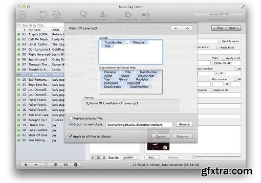 Music Tag Editor 3.1.0 (Mac OS X)