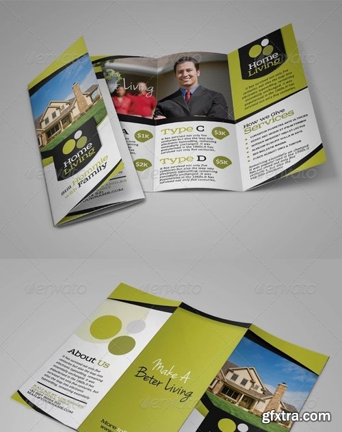 GraphicRiver - Living Real Estate Trifold Brochure 7531452