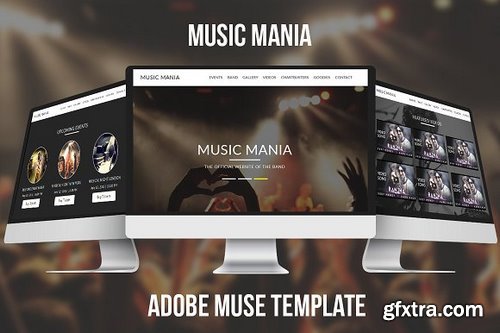 CM - Music Mania Muse Template 933359