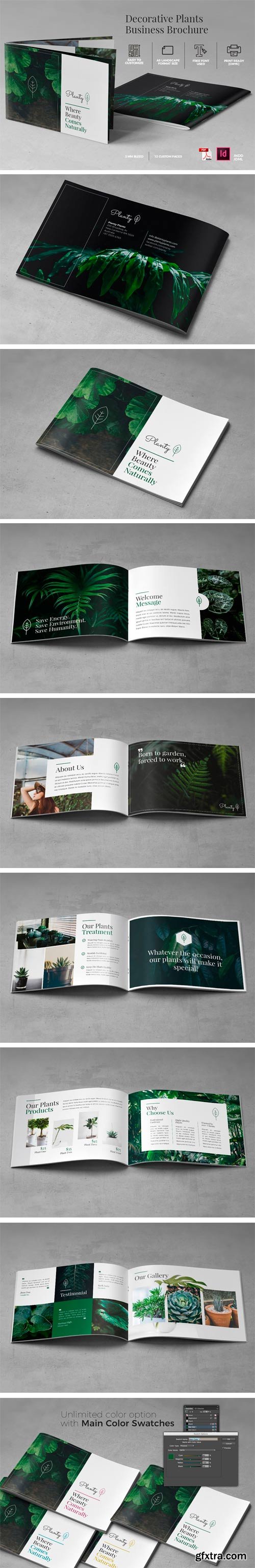 CM 1360741 - A5 Decorative Plants Brochure
