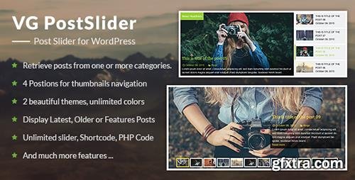 CodeCanyon - VG PostSlider v1.1 - Post Slider for WordPress - 13823355