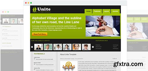 JoomShaper - Unite v1.5 - Simple Business Template