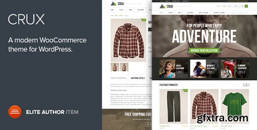 ThemeForest - Crux v1.8 - A modern and lightweight WooCommerce theme - 6503655