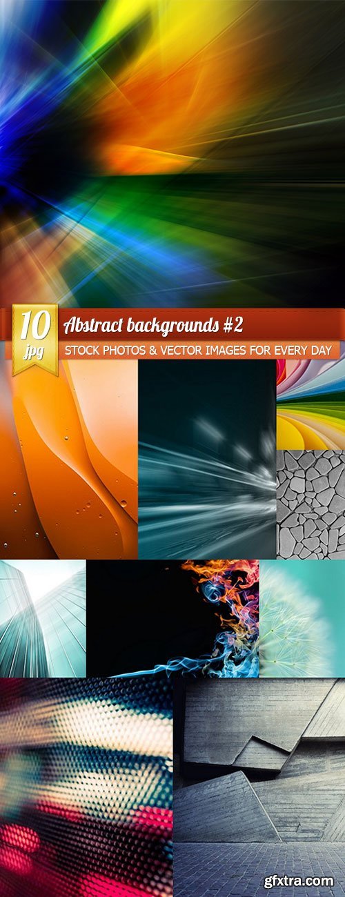 Abstract backgrounds 2, 10 x UHQ JPEG