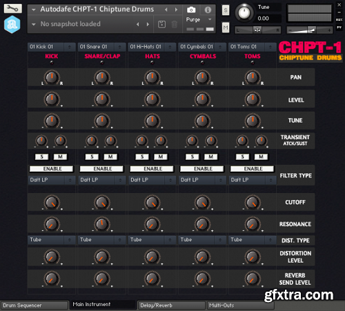 Autodafe CHPT-1 Chiptune Drums KONTAKT-FANTASTiC