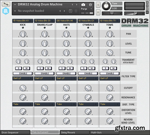Autodafe DRM32 Analog Drum Machine KONTAKT-FANTASTiC