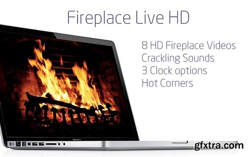 Fireplace Live HD Plus 3.0.0 Multilingual (Mac OS X)
