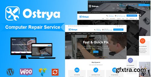 ThemeForest - Ostrya v1.0.7 - Computer Repair Service WordPress Theme - 18894141