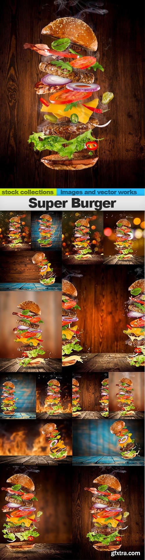 Super Burger, 15 x UHQ JPEG