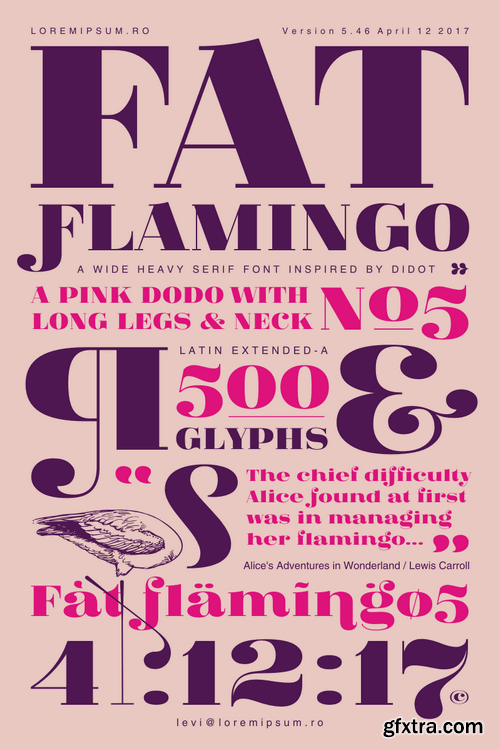 Fat Flamingo 5 Font