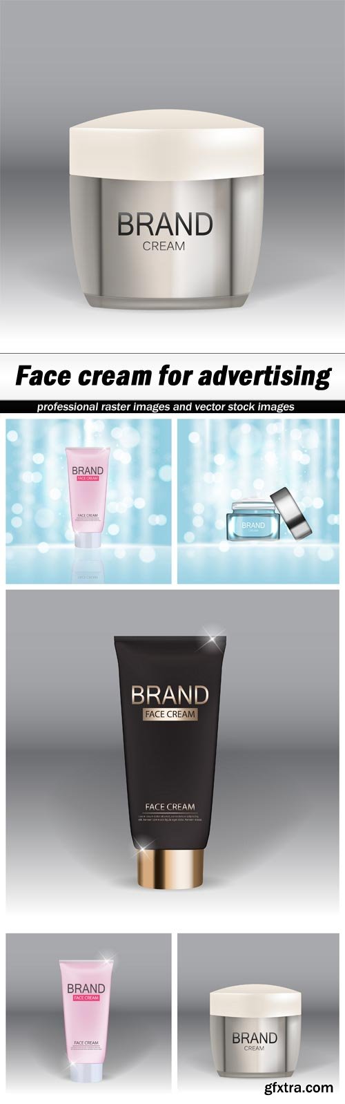Face cream for advertising - 5 EPS