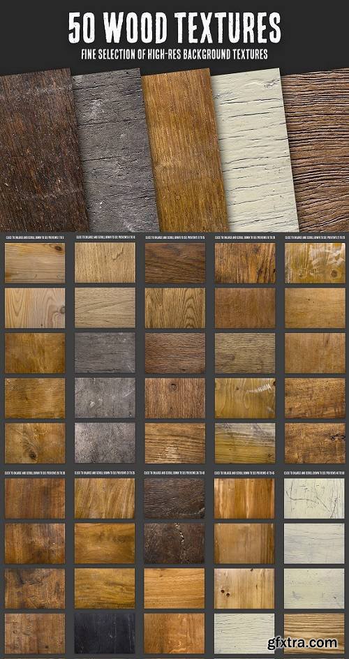 CM - 50 Wood Textures Bundle 952957