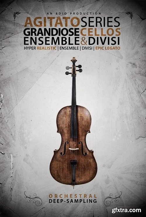 8DIO Agitato Grandiose Ensemble Cellos KONTAKT-MAGNETRiXX