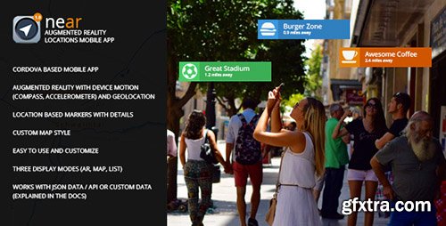 CodeCanyon - near v1.0 - Augmented Reality Locations Mobile App - 18215560