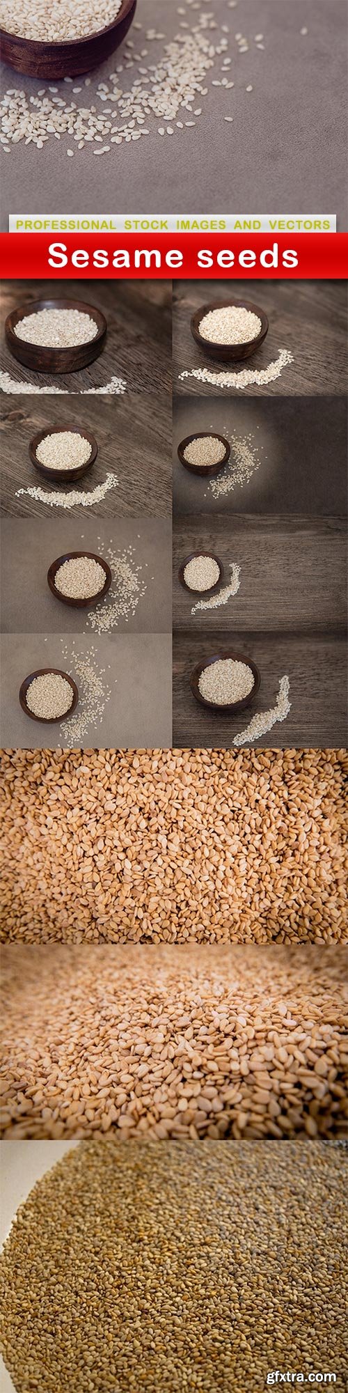 Sesame seeds - 12 UHQ JPEG