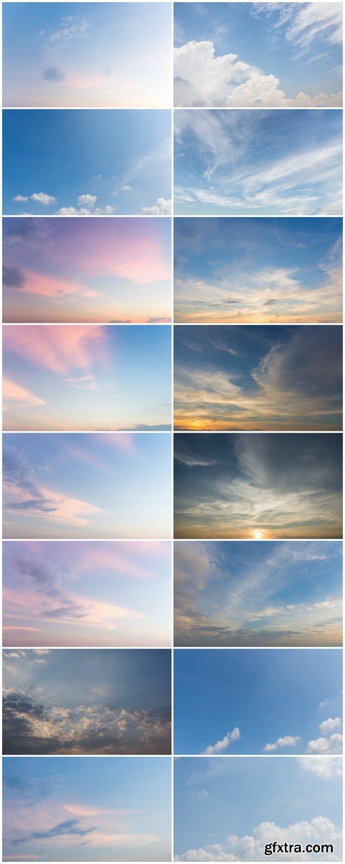 Background of sky and clouds 16X JPEG