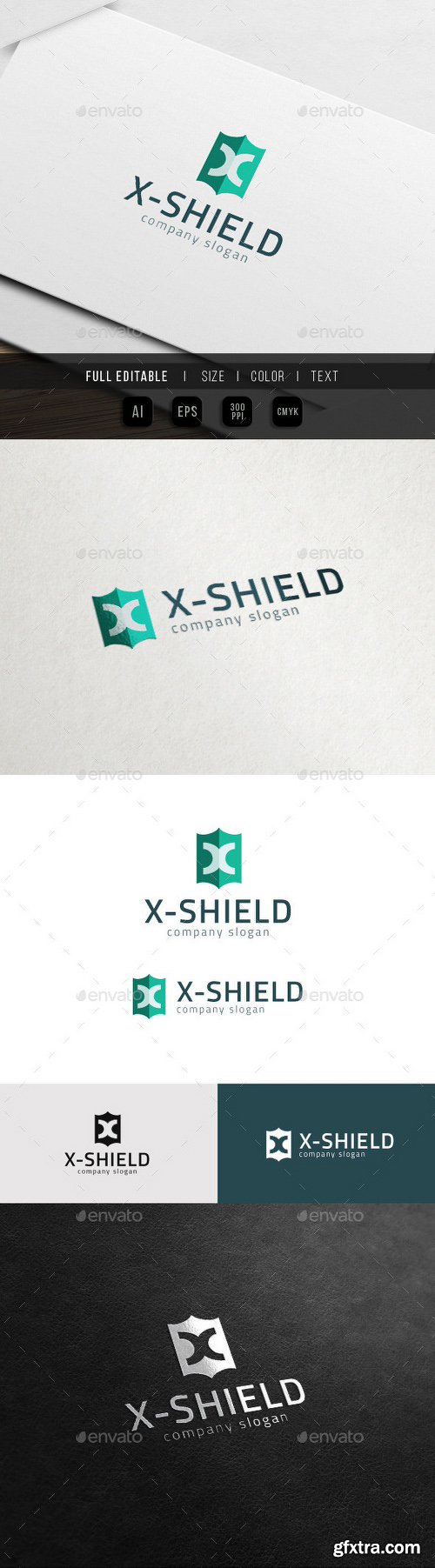 Graphicriver X Shield - Extreme X Logo 11785469