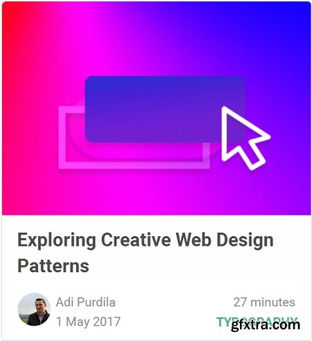 Tutsplus - Exploring Creative Web Design Patterns
