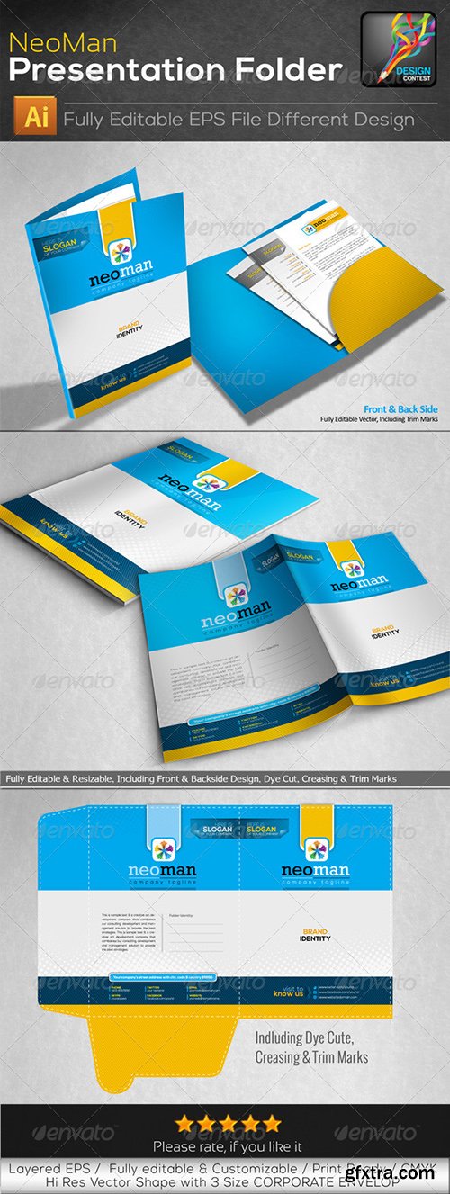 Graphicriver NeoMan : Corporate Clean Presentation Folder 6514885