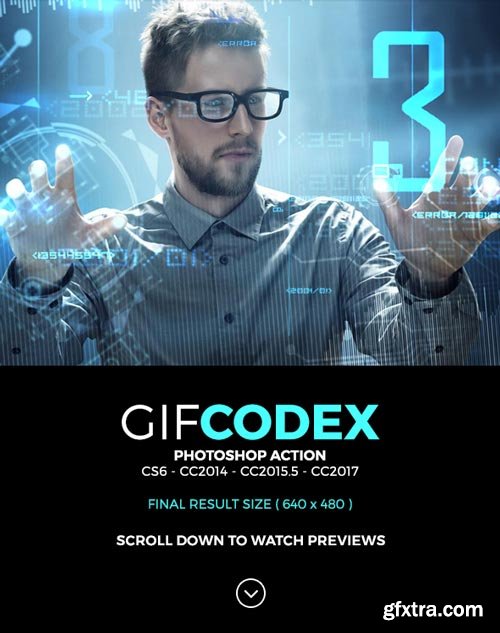 GraphicRiver - Gif Codex Photoshop Action - 19859334