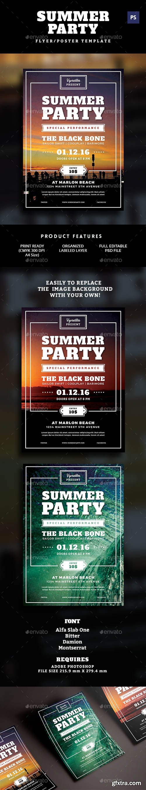 GR - Summer Party Poster/Flyer 15830535