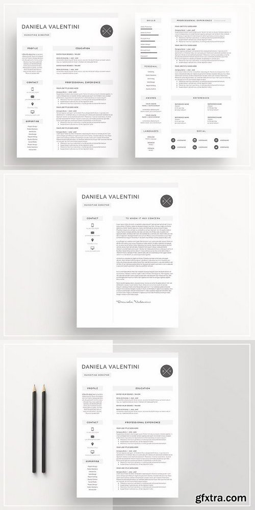 CM - Word Resume & Cover Letter Template 1180863
