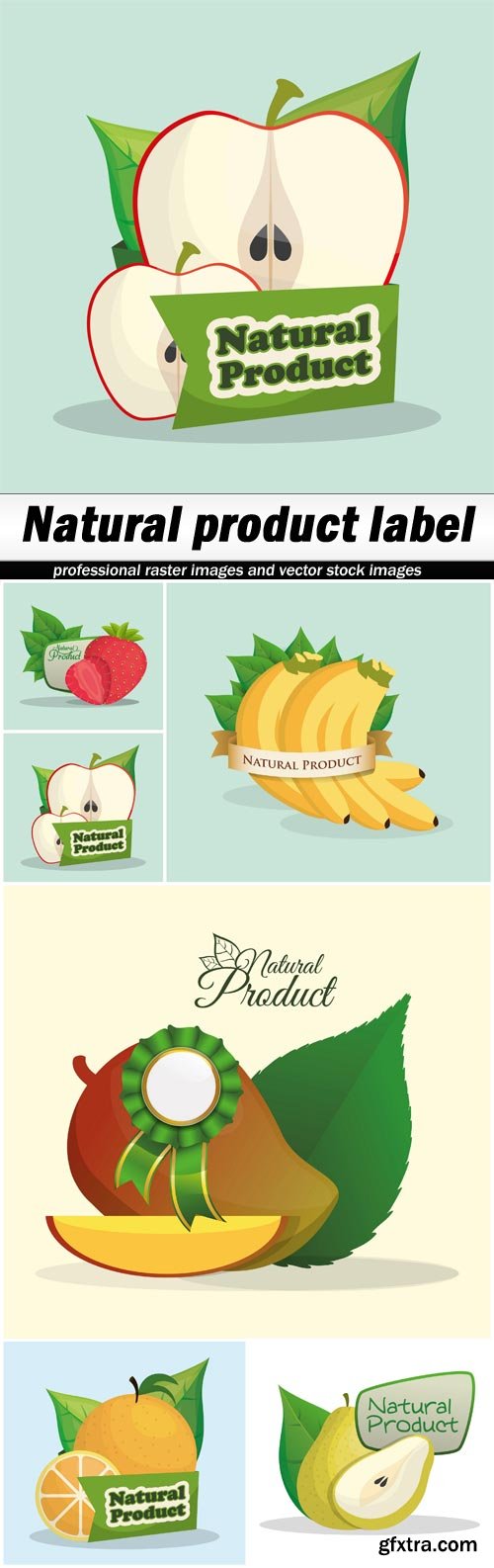 Natural product label - 6 EPS