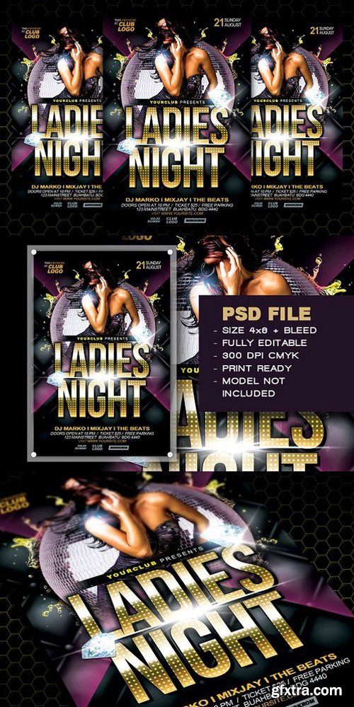 CM - Ladies Night Flyer Template 1410939