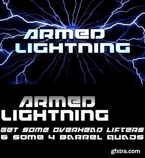 Amred Lightning Font